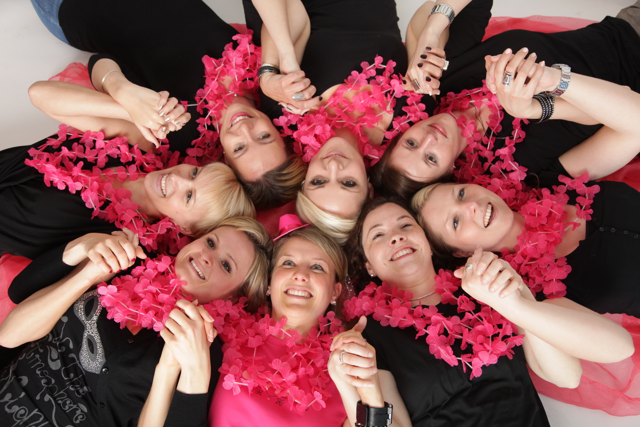Junggesellinnenabschied Fotoshooting ohne Visagistin