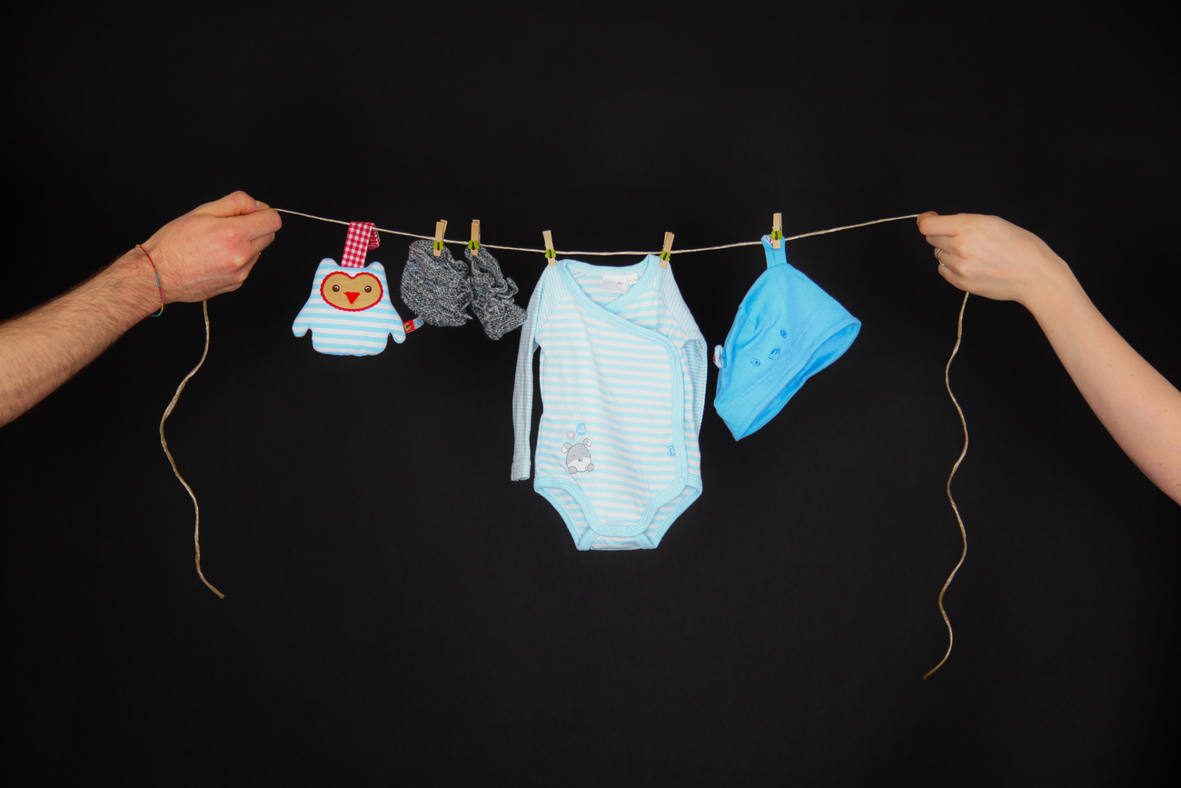 Lustige babybauch Foto 