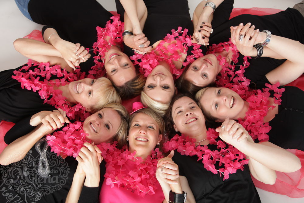 Junggesellinnenabschied Fotoshooting ohne Visagistin