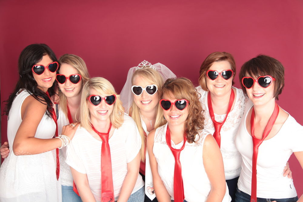 Junggesellinnenabschied Fotoshooting mit Visagistin